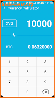 Verge Price – XVG to Bitcoin screenshot
