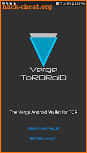 Verge Tor Wallet for Android screenshot