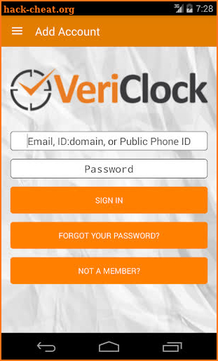 VeriClock screenshot