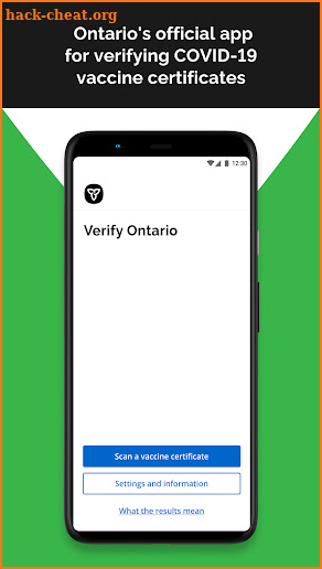 Verify Ontario screenshot