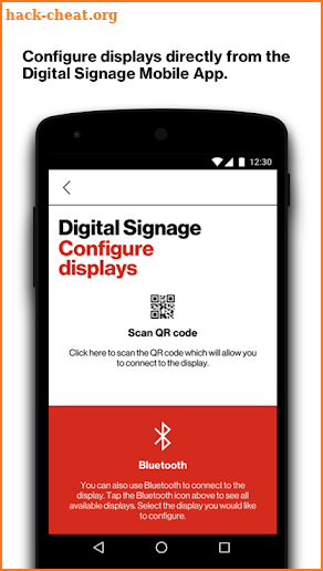 Verizon Digital Signage Mobile App screenshot