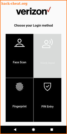 Verizon Identity screenshot