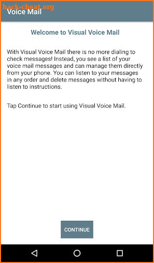 Verizon Visual Voicemail screenshot
