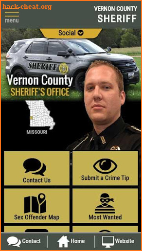 Vernon County MO Sheriffs Office screenshot