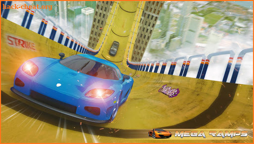 Vertical Mega Ramp Stunts Car Racing screenshot