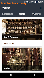 Vesper Pro - Craft Cocktail Recipe Book screenshot