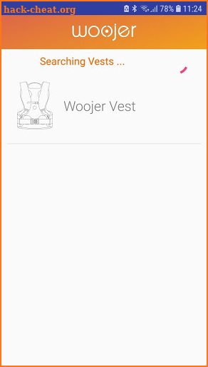 Vest firmware update screenshot