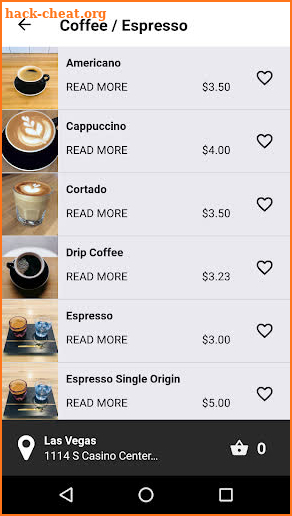 Vesta Coffee screenshot