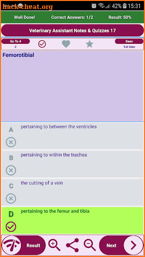 veterinary assistant Exam Review concepts and quiz screenshot