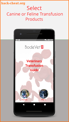 Veterinary Transfusion Guide screenshot