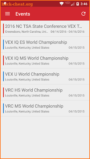 VEX via screenshot