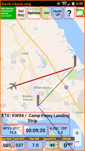 VFR GPS Airplane Navigation screenshot
