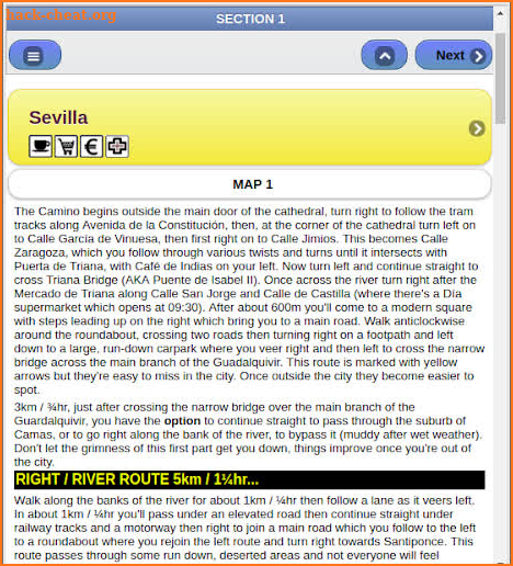 Vía de la Plata Guide screenshot