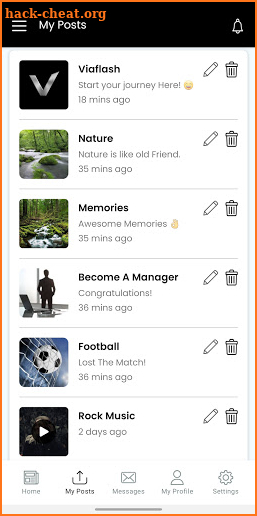 Viaflash: The Social App screenshot