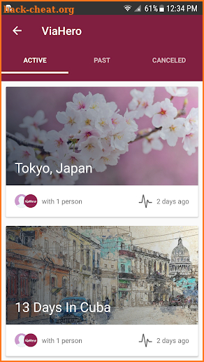 ViaHero - Guidebooks screenshot