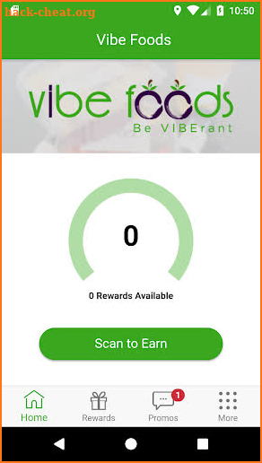Vibe Foods Rewards screenshot