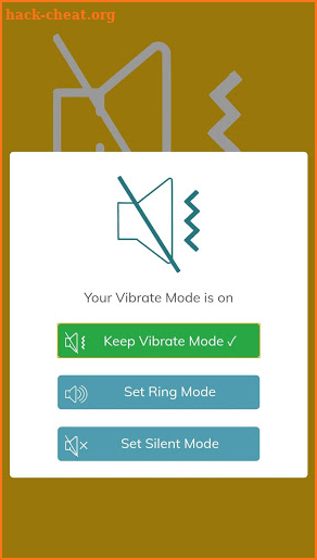 Vibrate Mode screenshot