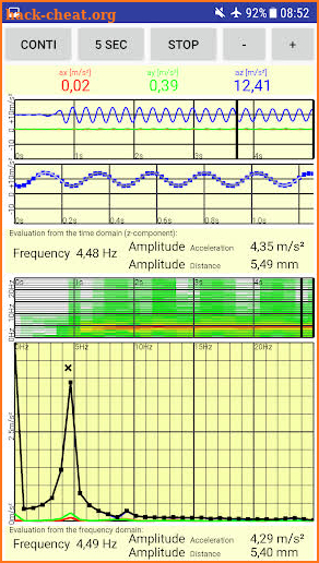 vibration analysis pro screenshot