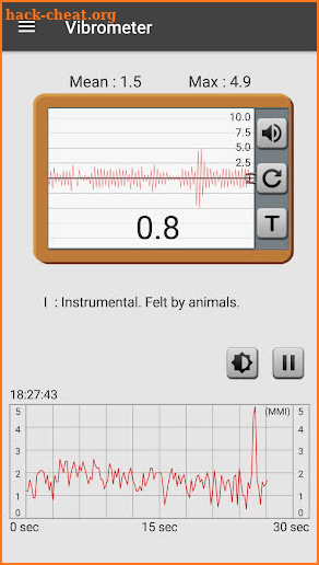 Vibration Meter screenshot