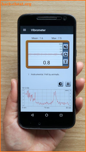 Vibration Meter screenshot