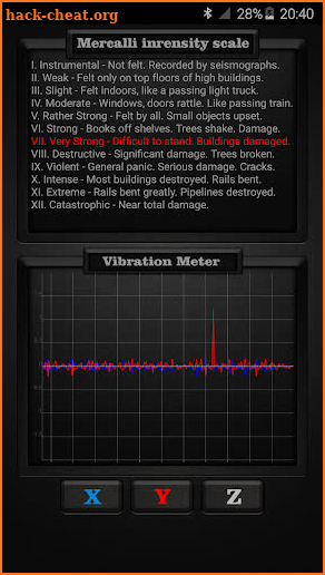 Vibration Meter PRO screenshot