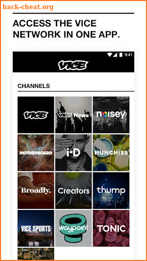 VICE screenshot