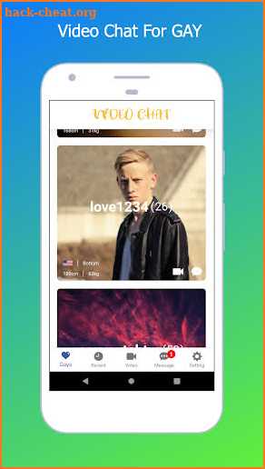 vichat - gay video chat app screenshot