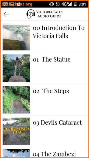Victoria Falls Audio Guide screenshot