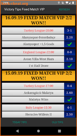 Victory Betting Tips Fixed Match VIP screenshot