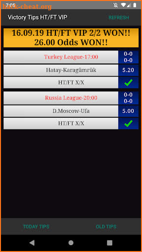 Victory Betting Tips HT/FT VIP screenshot