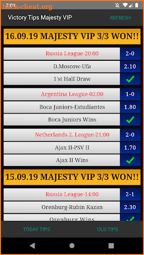 Victory Betting Tips Majesty VIP screenshot