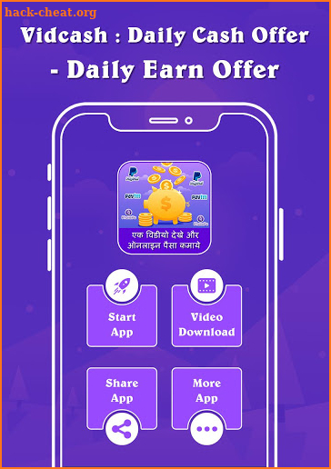 Vidcash : Daily Cash Offer - Daily Earn Offer screenshot