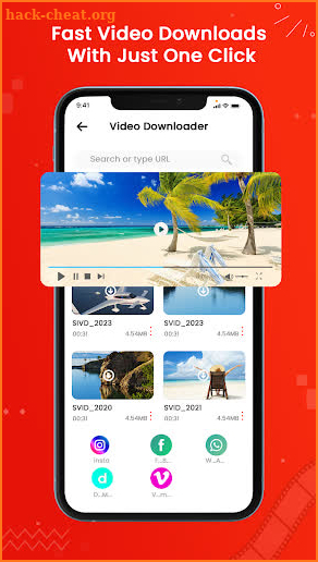 Video & Music Downloader App screenshot