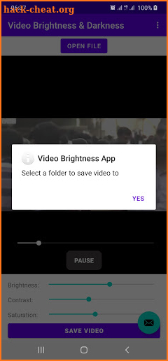 Video Brightness Increaser - Darkness & Contrast screenshot
