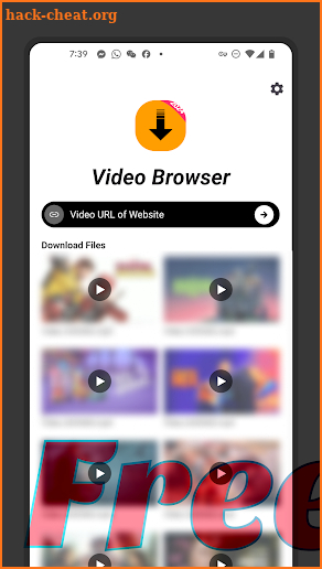 Video Browser screenshot