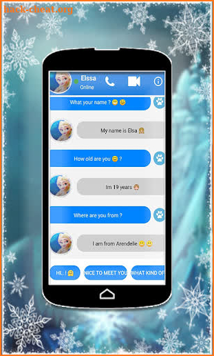 📞 video call and chat from Elssa Simulation screenshot
