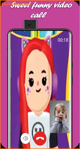 video call and chat simulation with pk xd game screenshot