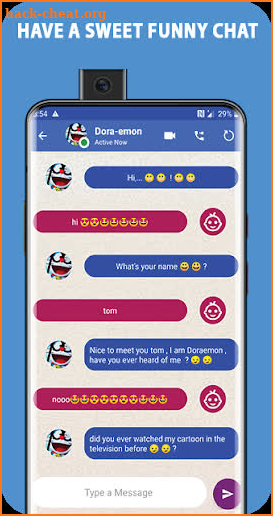 video call, chat simulator and game for Tom's screenshot