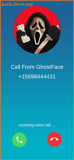 video Call chat with ghostface screenshot