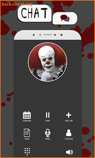 Video call from bad clown pennywise - creepy vid ! screenshot