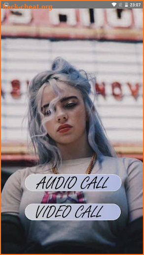 Video Call from Billie Eilish : Fake Call & Chat screenshot