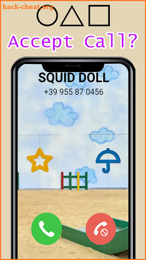 Video call from Squid Game screenshot