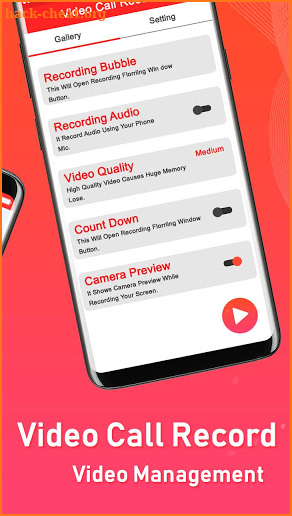 Video Call Recorder : Audio Video Call Recorder screenshot
