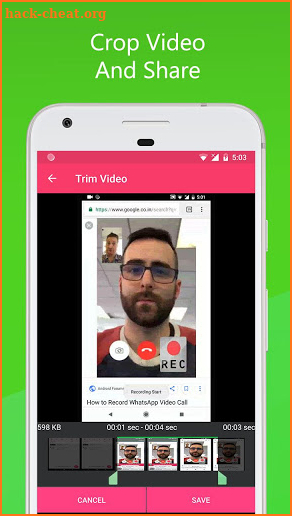 Video Call Recorder for WhatsApp FB screenshot