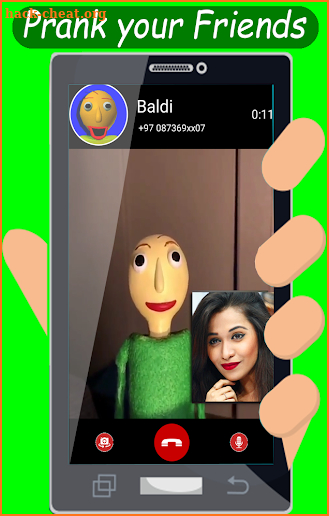 Video Call With Baldi - OMG HE SO FUNNY - screenshot
