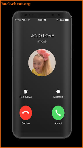 Video call with jojo girl Prank screenshot