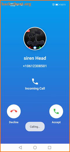 Video callfrom Siren Head screenshot