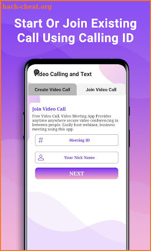 Video Calling and Texting screenshot