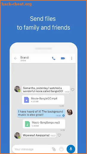 video calling tips messenger screenshot