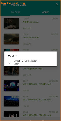 Video Cast to TV/Chromecast/DLNA/Roku/PS4/Xbox/+ screenshot